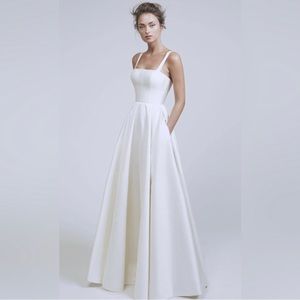 NWT Satin Ivory Gown